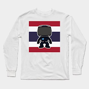 Alexander Albon Custom Bobblehead - 2022 Season Flag Edition Long Sleeve T-Shirt